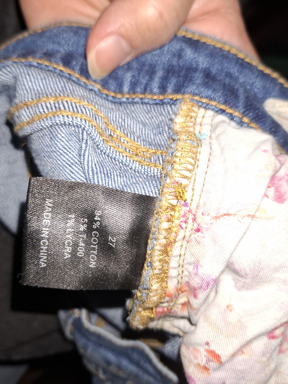 Johnny Was Embroidered Jeans with Multicolor Motifs (Size 27) - Picture 10 of 10